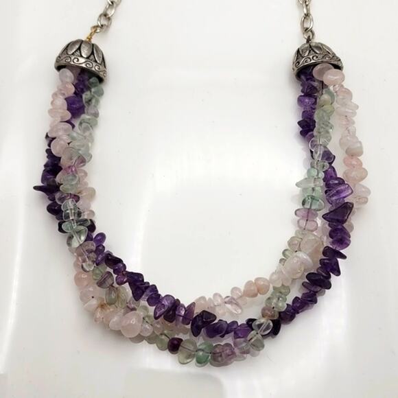 Genuine Crystal Necklace - Picture 1 of 4